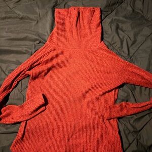Red Turtleneck Sweater